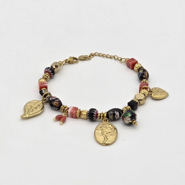 pulseras acero cristal