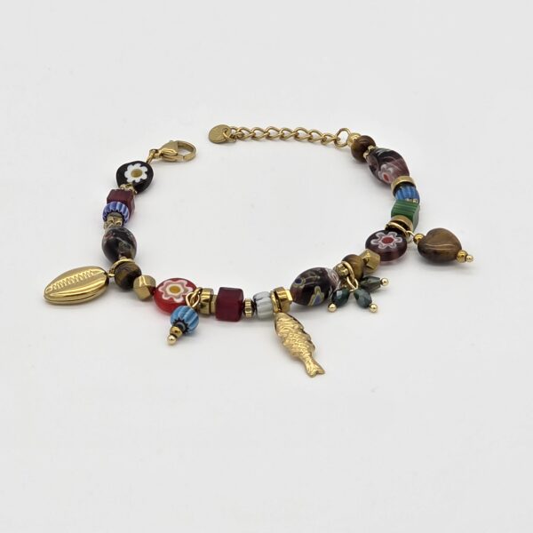 pulsera acero cristal